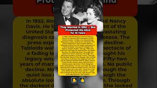 They Married in 1952 — She Protected His Mind for 10 Years #RonaldReagan #love #loyalty