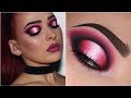 Black, Pink & White Ombré Halo Eye | Makeup Tutorial