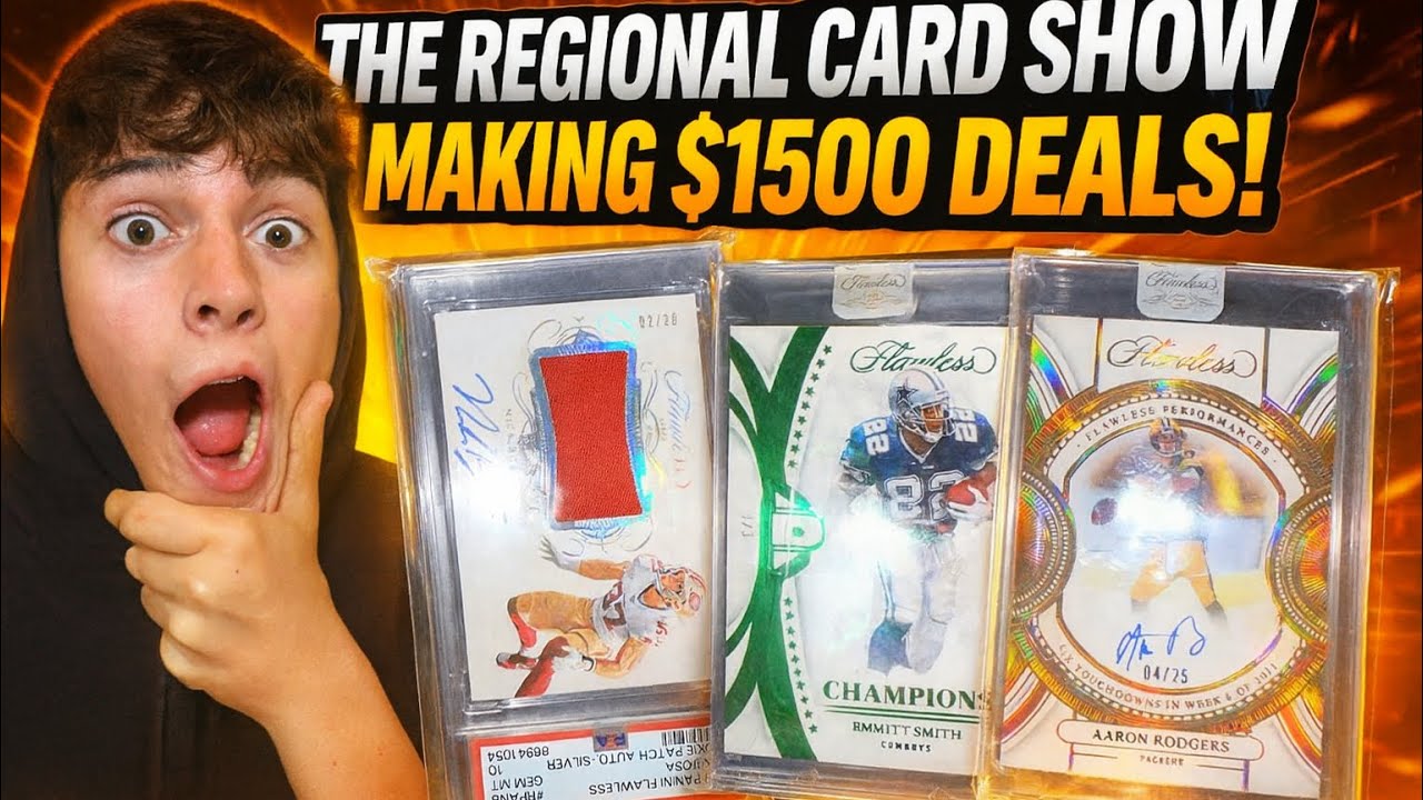 THE REGIONAL CARD SHOW MAKING $1500 DEALS! Vlog #16