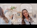 Thrifting and styling spring home decor  thrift haul  home decor on a budget