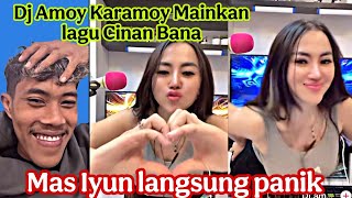 Download lagu MAS IYUN PANICS AS AMOY KARAMOY PLAYS CIINAN BANA SONG