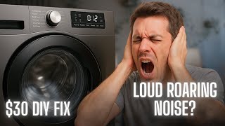 How to fix that jet engine sound in your front load washer - DIY FIX!