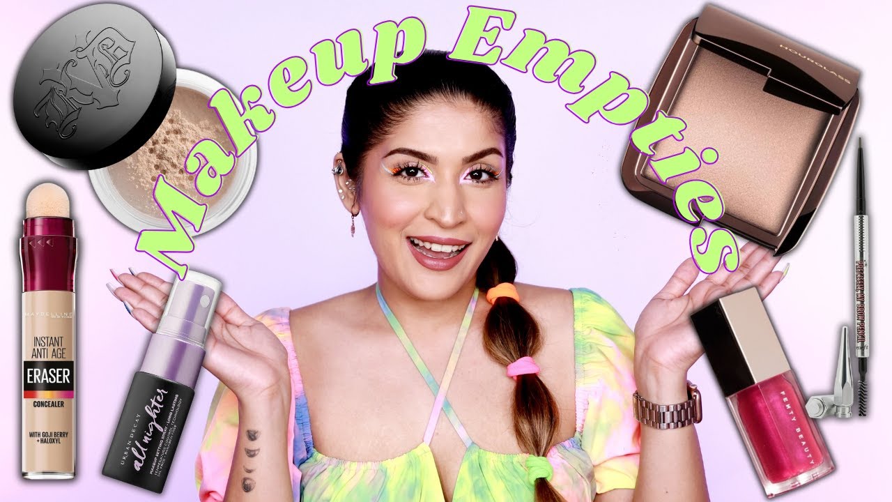 Пустые баночки из-под косметики | Мини-обзоры + Куплю ли я их снова? | Шрея Джейн