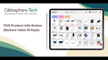 Show Product Info Button in PoS Odoo 19