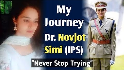 My Journey - Dr. Navjot Simi (IPS)🤔💯🔥 @Talks24ps  | motivational video #upsc #ias