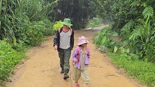 He makes a living selling vegetables and helps an orphaned girl go to school.