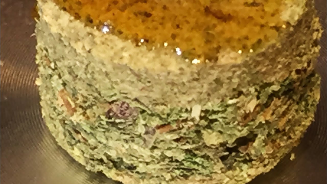 Doctor Denz 's dirt burger with sauce.