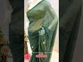 Green Handwork Saree with Contrast Blouse♥️#latestsarees #handworksaree #latestsarees #trending