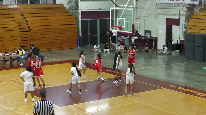 Kahuku Girls JV BBall vs Farrington 12/28/2021