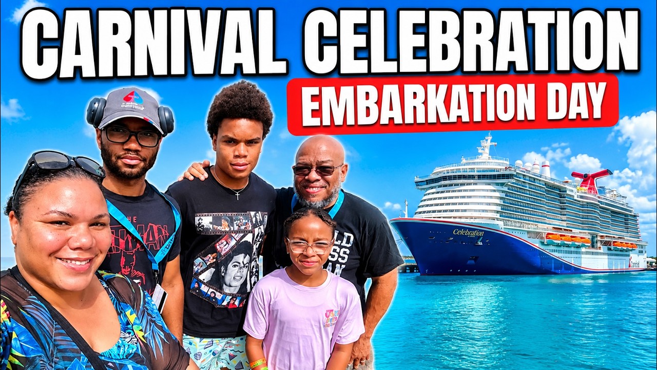 We’re Back on Carnival Celebration... and its a VIBE! Embarkation Day