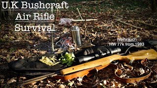 U.K Bushcraft. Air Rifle Survival Part 1