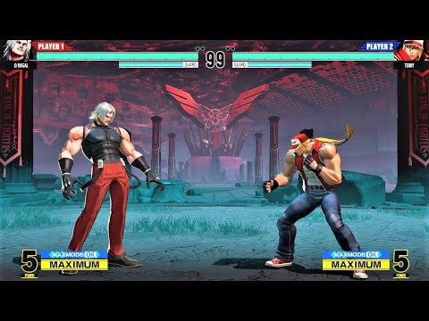 Rugal's MAX level Combo - Omega Rugal vs Terry Bogard (Hardest AI) - KOF XV