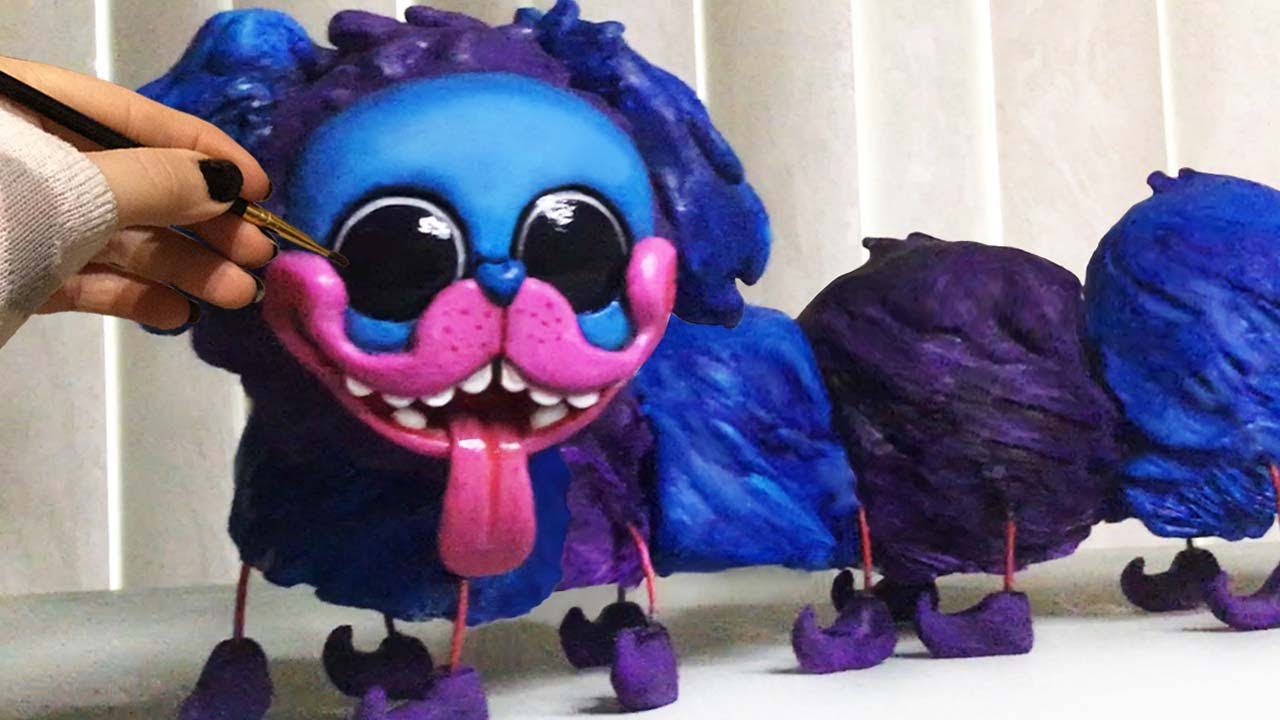 Sculpting PJ Pug-a-Pillar Poppy Playtime Chapter 2, - Clay Sculpture, How  to Video, DIY, Boss Fight 