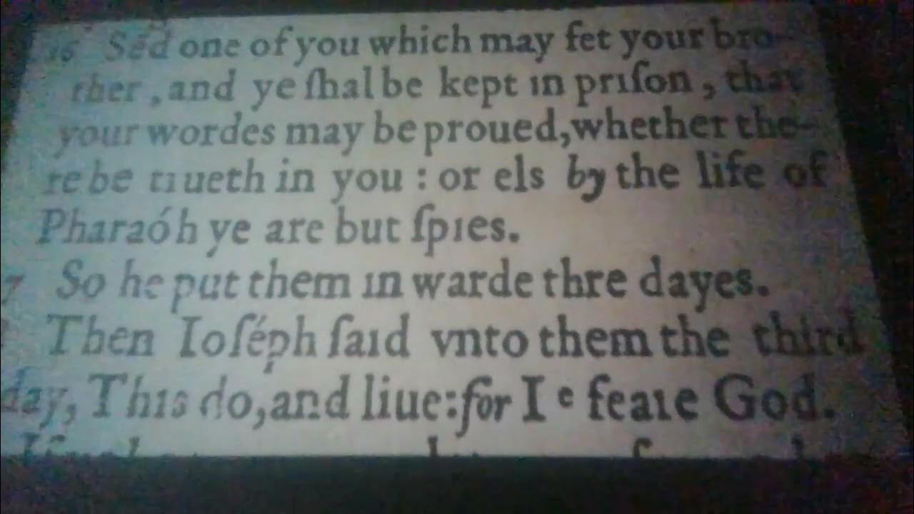 genesis-chapter-42-verse-16-17-18-youtube