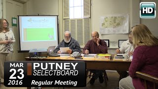 Putney Selectboard 3/23/15