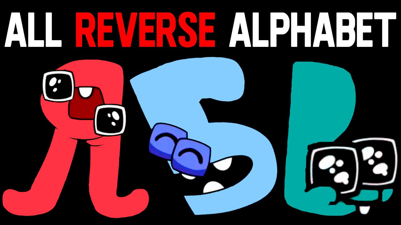 All 52 Alphabet Lore Letters + 6 Transformations Part 1 / 3 :  r/alphabetfriends