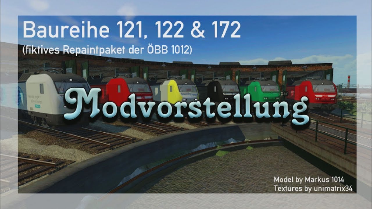 Transport Fever - Fiktives ÖBB 1012 Repaintpaket [Modvorstellung] - YouTube