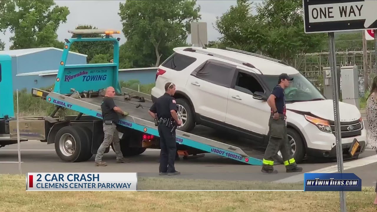Twocar accident in Elmira YouTube