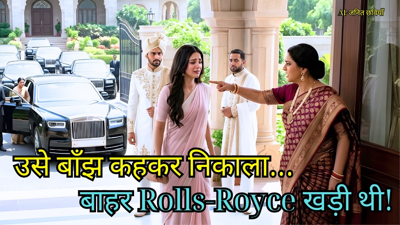 उसे बाँझ कहकर घर से निकाला… अगले पल दर्जनों Rolls-Royce राजकुमारी को लेने आ गईं!