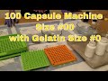 How to Encapsulate Dried Moringa Powder 100 Capsule Holder Review Size #00