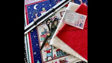 Advent Calendar Pockets - Santa