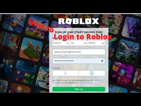 How to login to Roblox