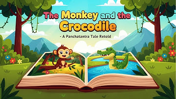 The Monkey and the Crocodile I (A Panchatantra Tale Retold) I Moral Stories | Bedtime Stories