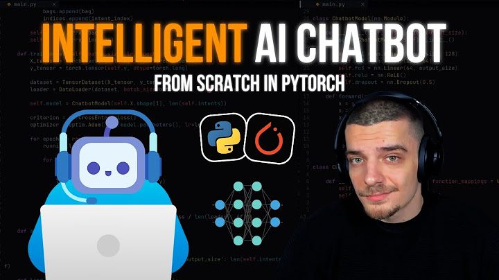 Advanced AI Chatbot in Python -  PyTorch Tutorial thumbnail