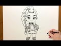 How to Draw Rumi Step by Step | K Pop Demon Hunters Art