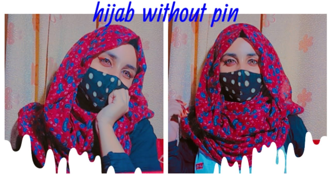 how to wear hijab without pin pinless hijab bismazaib YouTube