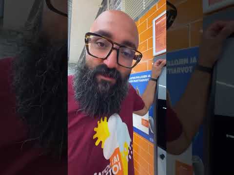 Uusi kierrätyspiste on tooosi jees.