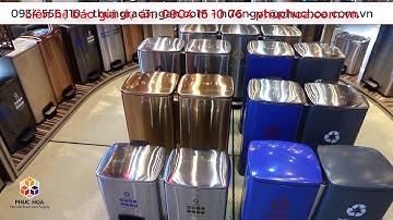 Thùng rác inox cao cấp - Cung cấp bởi Phúc Hòa