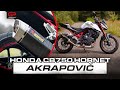 Akrapovic exhaust sound  honda cb750 hornet my 2023  ecapproved euro5