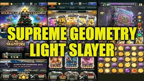 Legendary Game Of Heroes: Supreme Geometry Event Gameplay/Team Testing (Light Slayer)
