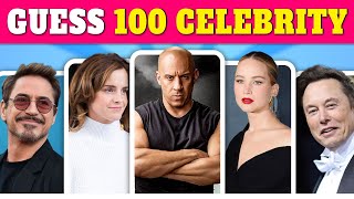 Guess the Celebrity in 3 Seconds | 100 Most Famous People in the World screenshot 4