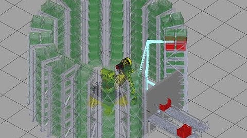 Robot Fanuc AR/RS Circular Basket (Simulation)