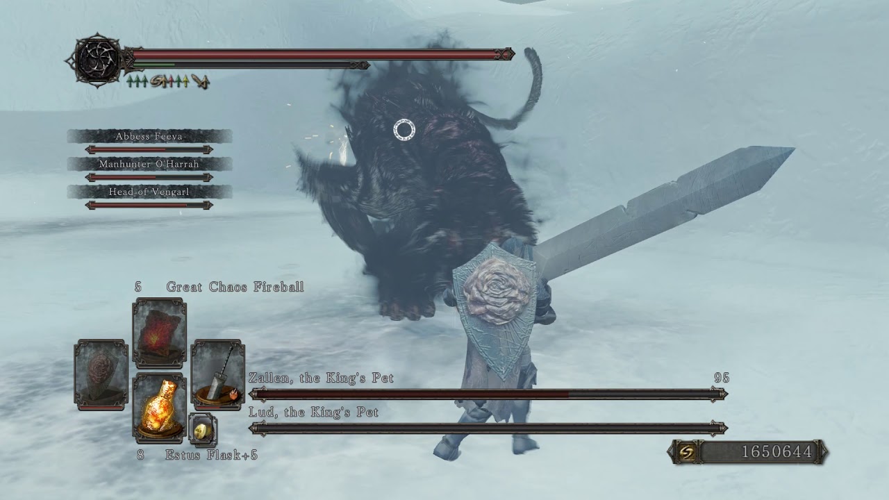 Dark Souls 2 SOTFS - Lud and Zallen, the King's Pets - Boss Fight - Fight with the NPCs (NG+8)