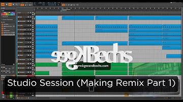 Making trance remix in Bitwig Studio (part 1)
