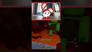 JJ: Be Careful Mikey.. - MAIZEN Minecraft #shorts