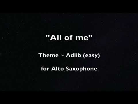 All of me (Alto saxophone solo (theme and easy adlib)) - Seymour Simons, Gerald Marks