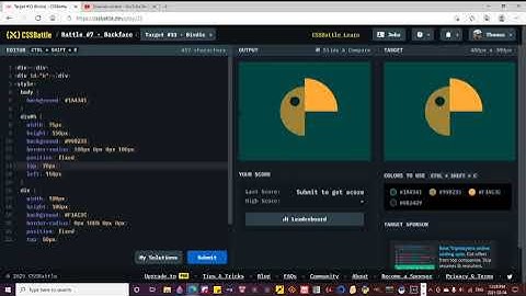 CSS Battle#7 backface Target#33 Birdie