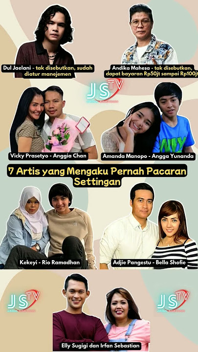 Pacar Settingan Para Artis