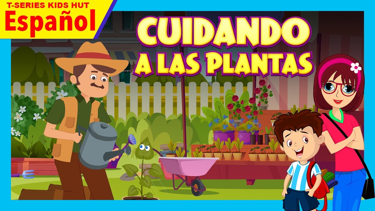 CUIDANDO A LAS PLANTAS  | Nuevos videos de niñas españolas | Cuentos para dormir para niños