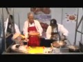 Chef Uwe Micheel demonstrates U.S. Poulty Wraps at Gulfood 2014