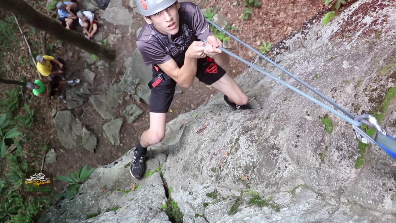 Climbing in Ohiopyle with Laurel Highlands Outdoor Center and River Tours
