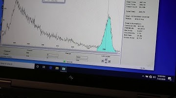 Gamma-ray attenuation.  003 typical timed run