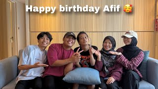 CELEBRATE BIRTHDAY AFIF YANG KE 26 🥰🥰 - VLOG