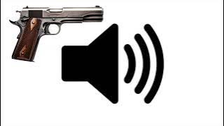 Gun - sound effect - for edit