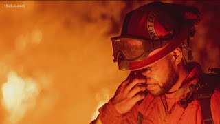 There are over 14,000 firefighters and 2,000 inmates fighting the
multiple california fires.