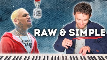 How to play Residuals by Chris Brown | Piano Tutorial